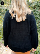 Load image into Gallery viewer, Just a Girl Knit Graphic Sweater