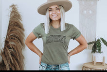 Load image into Gallery viewer, Midwest Olive Tee