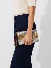 Load image into Gallery viewer, Gold Stripes Pouch