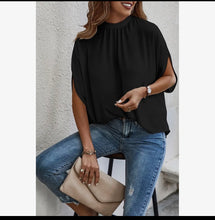 Load image into Gallery viewer, Cindy Cape Short Sleeve Top