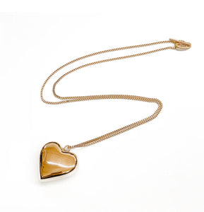 Minimalist Retro Heart Pendant Necklace
