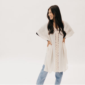 Sunday in Naples Crochet Kimono