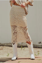 Load image into Gallery viewer, Crochet Lace Skirt