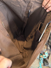 Load image into Gallery viewer, Brown Check Tote