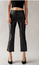 Load image into Gallery viewer, Kiki Faux Leather Flare Pant