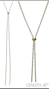 Bling Rhinestone Lariat