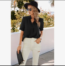 Load image into Gallery viewer, Mindy V Neck Top