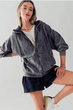 Load image into Gallery viewer, Rena Vintage Quarter Zip Sweatshirt