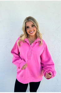 Laid Back Snap Pullover