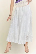 Load image into Gallery viewer, Lacey White Skirt