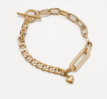 Load image into Gallery viewer, Geometric Oval Link Chain Bracelet