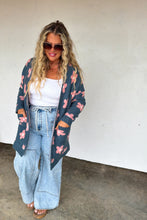 Load image into Gallery viewer, Pink Daisy Cardi