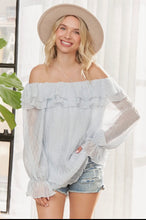Load image into Gallery viewer, Dottie Sheer Blouse