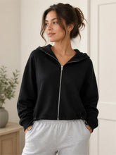 Load image into Gallery viewer, Soft Scuba Zip Hoodie