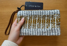 Load image into Gallery viewer, Gold Stripes Pouch