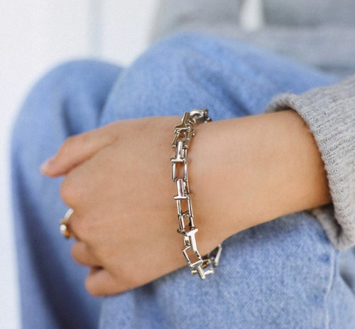 Tiana Link Silver Bracelet