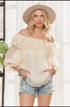 Load image into Gallery viewer, Dottie Sheer Blouse