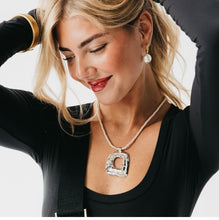 Load image into Gallery viewer, Irregular Square Statement Necklace