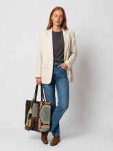 Load image into Gallery viewer, Brown Check Tote