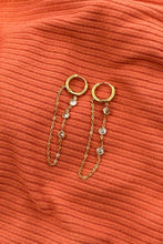 Load image into Gallery viewer, Diamond Cascade Earrings