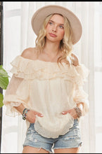 Load image into Gallery viewer, Dottie Sheer Blouse