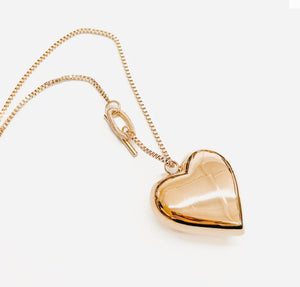 Minimalist Retro Heart Pendant Necklace