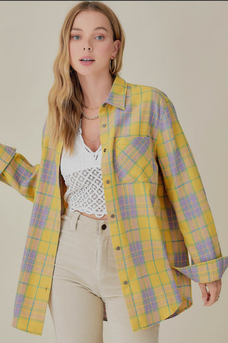 Lizza Plaid Shirt