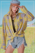 Load image into Gallery viewer, Lizza Plaid Shirt