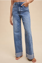 Load image into Gallery viewer, Kira Cuffed Denim