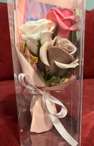 Scented Faux Rose Bouquet
