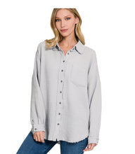 Load image into Gallery viewer, Sadie Oversized Gauze Top