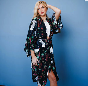 Tropical Birds Kimono