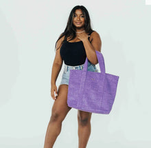 Load image into Gallery viewer, Teagan Terry Cloth Tote with Pouch