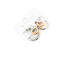 Load image into Gallery viewer, Hillary Two Tone Earrings