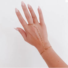 Load image into Gallery viewer, Molly Minimalist Hand Chain Bracelet