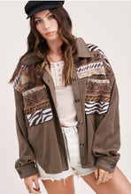 Load image into Gallery viewer, Western Wild Fleece Shacket