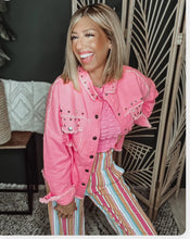 Load image into Gallery viewer, Stevie Studded Jacket- Pink