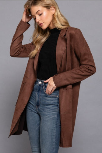 Darby Faux Suede Jacket