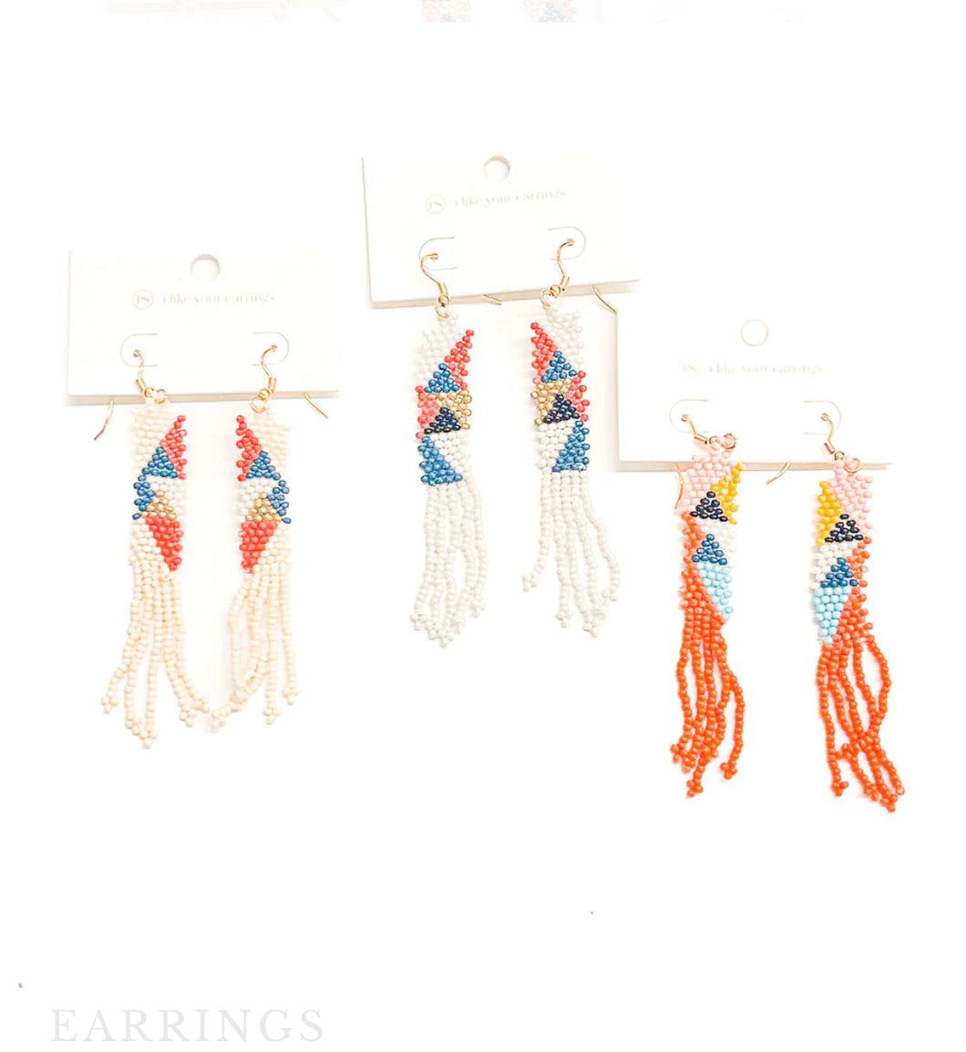 IndiGo Beaded Earrings