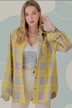 Load image into Gallery viewer, Lizza Plaid Shirt
