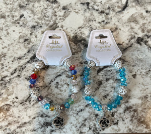 Rose Charm Bracelets