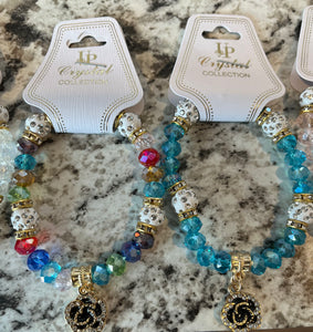 Rose Charm Bracelets