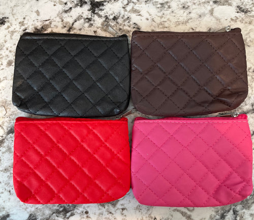 Faux Leather Coin Purse