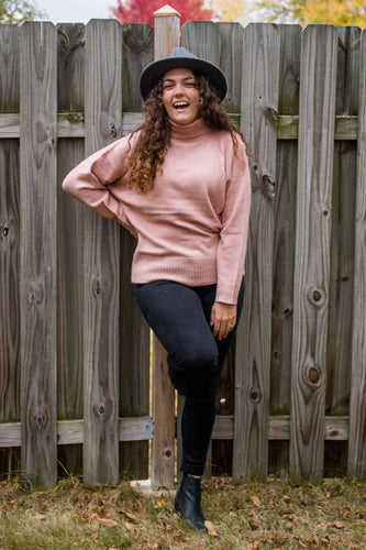 Misty Rose Sweater