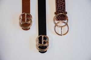 Faux Leather Belts