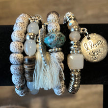 Load image into Gallery viewer, Love You Angel Wing Multi Bracelets