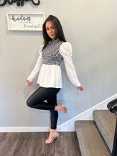 Load image into Gallery viewer, Checker Me Fun Top
