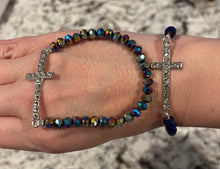 Load image into Gallery viewer, Cross Stretch Bracelet