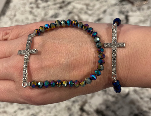 Cross Stretch Bracelet