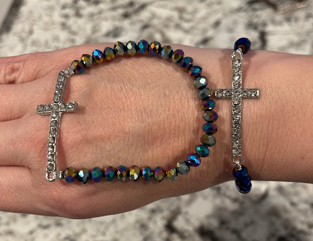 Cross Stretch Bracelet